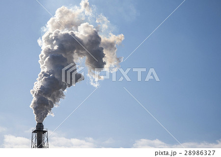 工場の煙突の煙 工場の煙突の煙 28986327