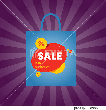 Super sale sticker on package silhouette 28986888