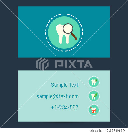 Professional business card for dentists Professional business card for dentists 28986949