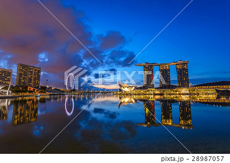 Singapore city skyline, Marina Bay, Singapore Singapore city skyline, Marina Bay, Singapore 28987057