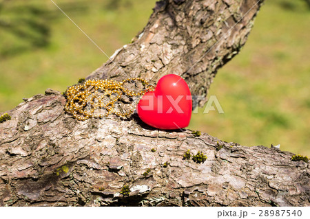 赤いハート 28987540