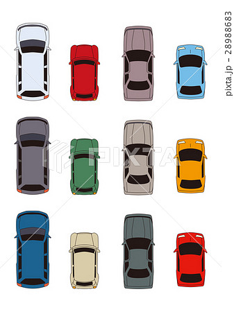 自動車イラスト、車、カー、四輪自動車、乗用車 自動車イラスト、車、カー、四輪自動車、乗用車 28988683