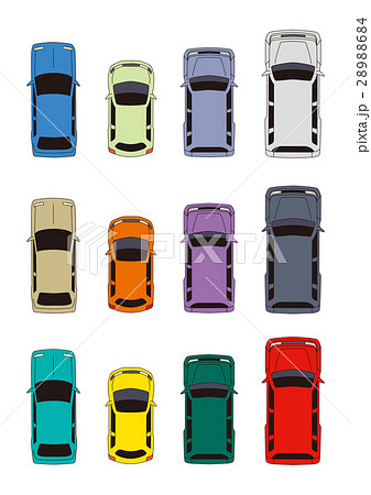 自動車イラスト、車、カー、四輪自動車、乗用車 自動車イラスト、車、カー、四輪自動車、乗用車 28988684