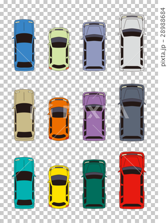自動車イラスト、車、カー、四輪自動車、乗用車 自動車イラスト、車、カー、四輪自動車、乗用車 28988684