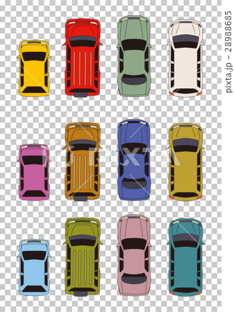Car illustrations, cars, cars, automobiles, passenger cars 28988685