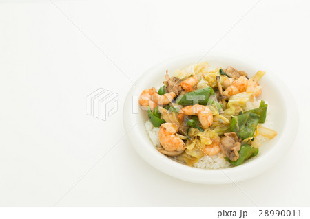 中華丼　中華飯　野菜炒め 28990011