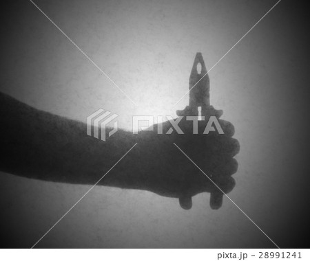 Silhouette behind a transparent paper Silhouette behind a transparent paper 28991241