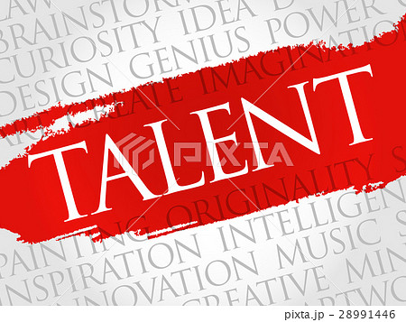 Talent word cloud collage 28991446