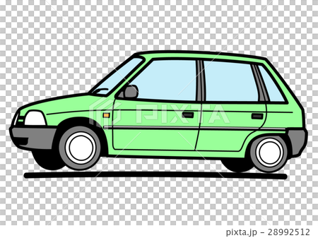 歐洲緊湊型車淺綠色 28992512