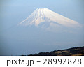 朝の雪の富士山 28992828