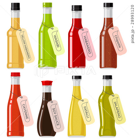 Oriental Sauce Kinds in Glass Transparent Bottles Oriental Sauce Kinds in Glass Transparent Bottles 28993120