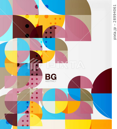 Colorful circle elements 28994061