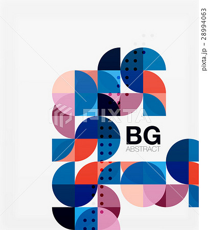 Circle concept composition on white 28994063