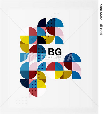 Circle concept composition on white 28994065