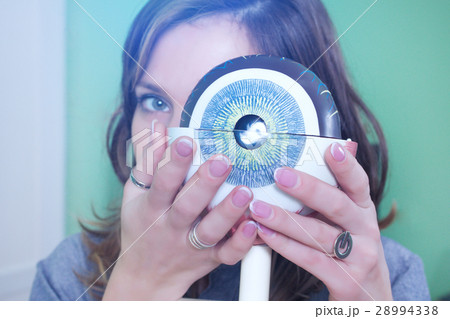 Ophthalmology oculus sample closeup 28994338