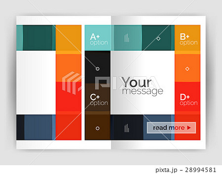 Vector modern geometrical a4 flyer brochure Vector modern geometrical a4 flyer brochure 28994581