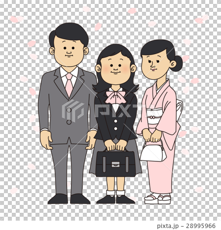 Admission ceremony image Sakura Mai, parents and girls (high school student) 28995966