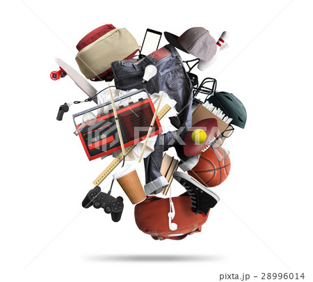 Teenager lifestyle, a collage of clothing  28996014