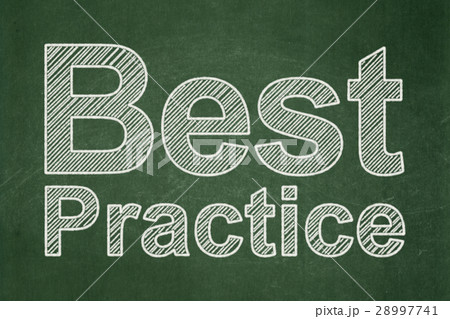 Education concept: Best Practice on chalkboard 28997741