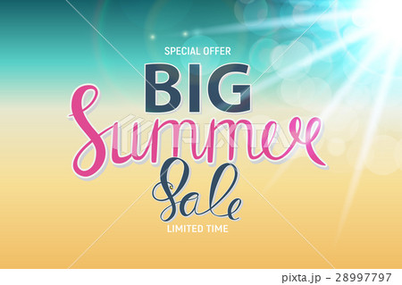 Big Summer Sale Abstract Background Vector Big Summer Sale Abstract Background Vector 28997797