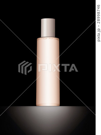 Container with cosmetics skin care body pink cream 28998746