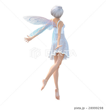 ポーズする 妖精 フェアリー 3DCGイラスト素材 ポーズする 妖精 フェアリー 3DCGイラスト素材 28999298