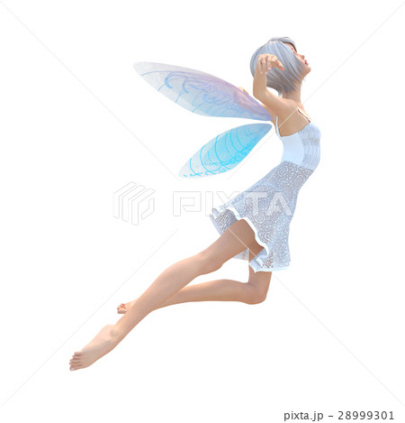 ポーズする 妖精 フェアリー 3DCGイラスト素材 ポーズする 妖精 フェアリー 3DCGイラスト素材 28999301