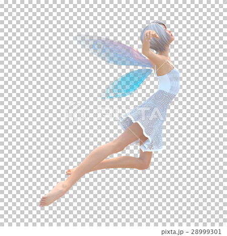 ポーズする 妖精 フェアリー 3DCGイラスト素材 ポーズする 妖精 フェアリー 3DCGイラスト素材 28999301