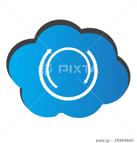 Cloud computing illustration Cloud computing illustration 28999660