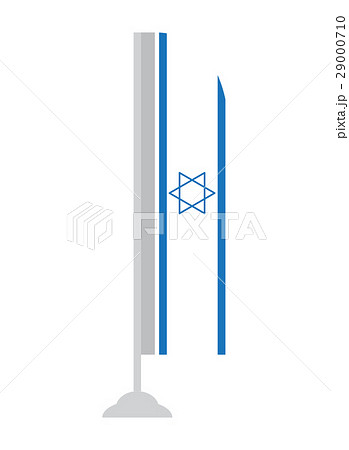 Isolated flag of Israel 29000710