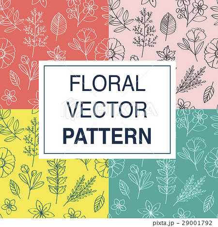 Floral Vector Pattern Design Illustration 29001792