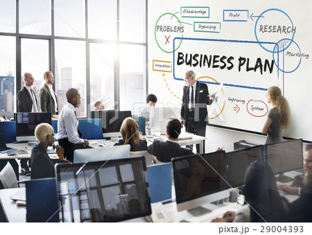 Business planning process diagram chart 29004393