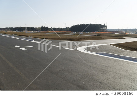 宅地造成 大規模住宅分譲地 完成イメージ 開発道路まで完成 宅地造成 大規模住宅分譲地 完成イメージ 開発道路まで完成 29008160