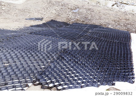 fence for sand, close-up fence for sand, close-up 29009832