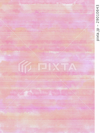 和紙水彩横縞-桃 29010643