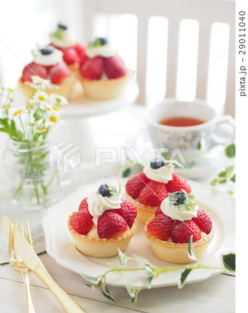 イチゴケーキでティータイム 29011040