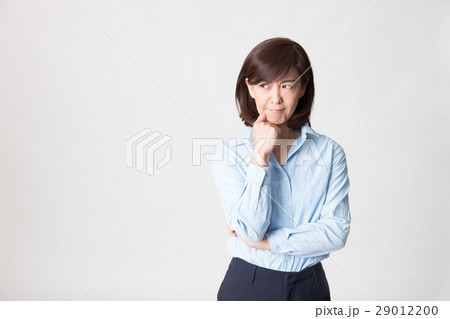 OLポートレート・ミドル女性(白バック) 29012200