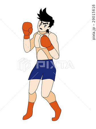 ウォーミングアップするボクサーのイラスト素材 ウォーミングアップするボクサーのイラスト素材