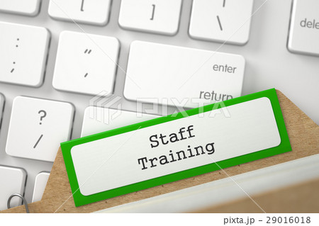 Folder Register with Staff Training. 3D. Folder Register with Staff Training. 3D. 29016018