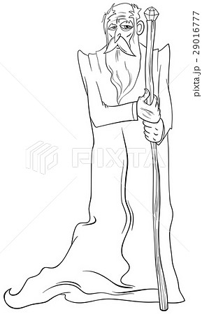 old wizard coloring page old wizard coloring page 29016777