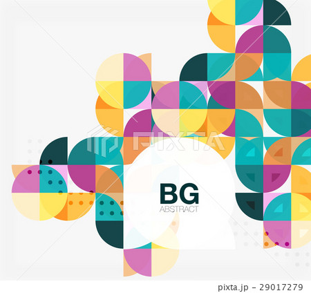 Vector circle abstract background 29017279
