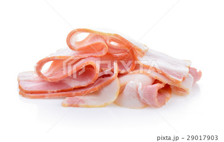bacon isolated on white background 29017903
