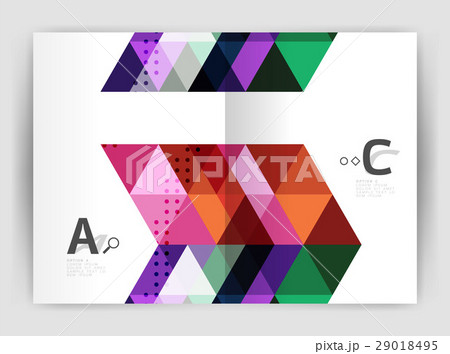 Modern business brochure or leaflet print cover 29018495