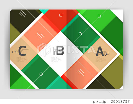 Set of front and back a4 size pages, business 29018737