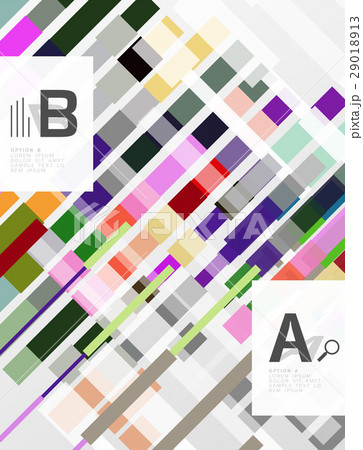 Abstract geometrical texture with infographic 29018913