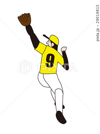 野球選手、外野手、ファインプレー 野球選手、外野手、ファインプレー 29019815