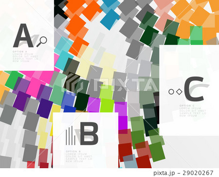 Geometrical abstract background with infographics Geometrical abstract background with infographics 29020267