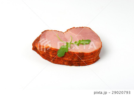 sliced smoked pork 29020793