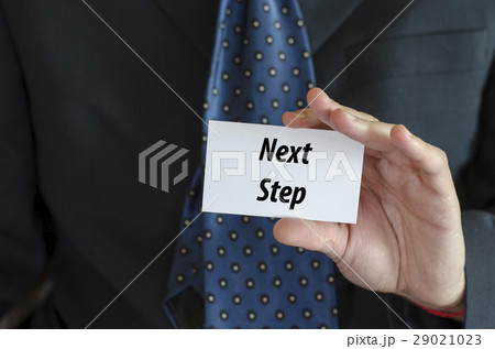 Next step text concept 29021023