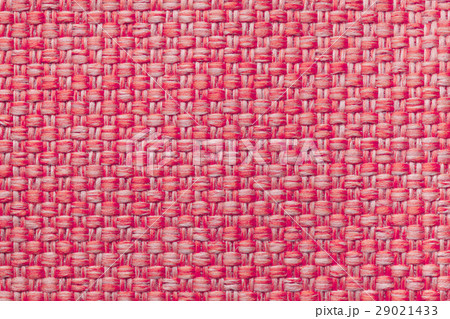 Red textile background with checkered pattern 29021433